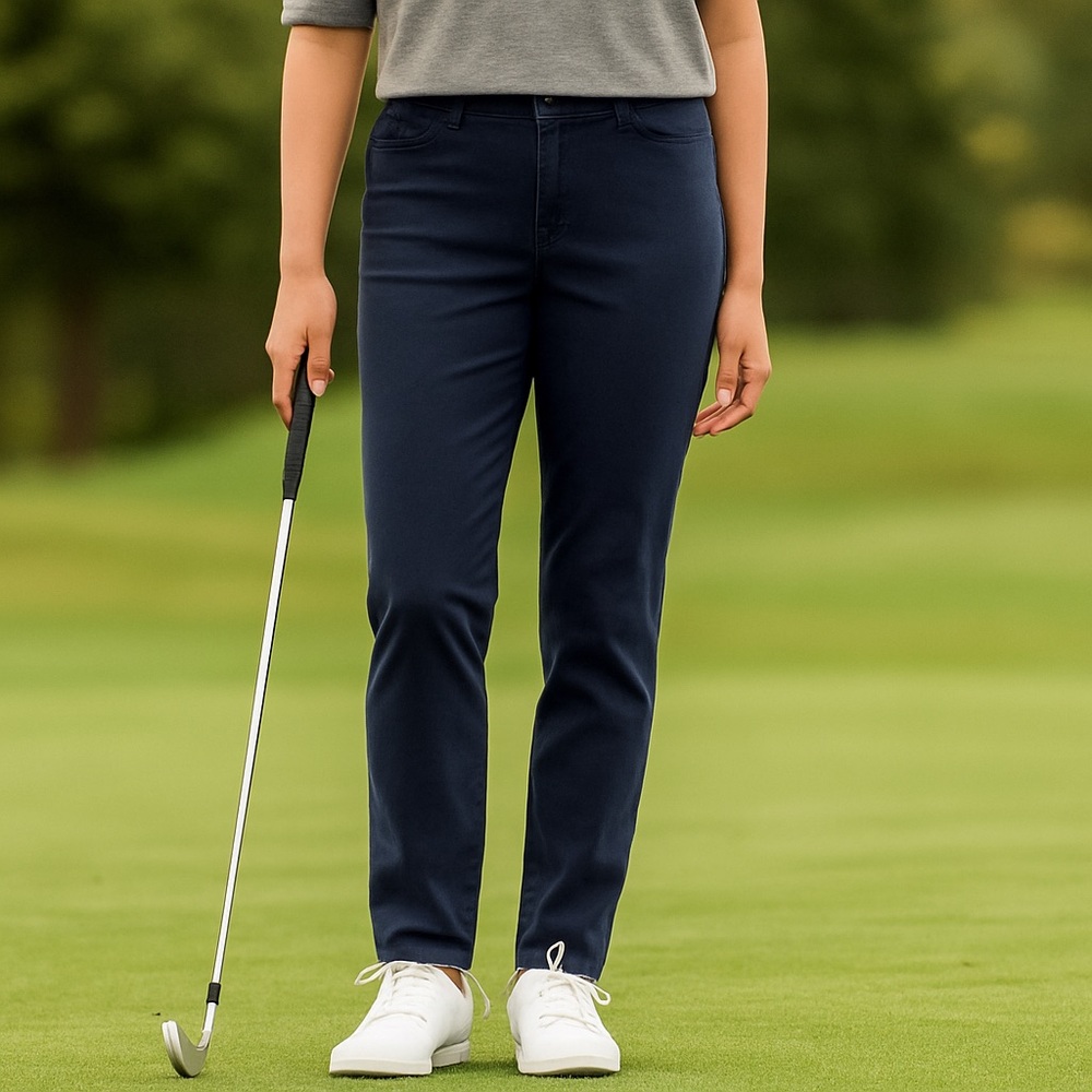G/FORE Navy Straight Leg Pants